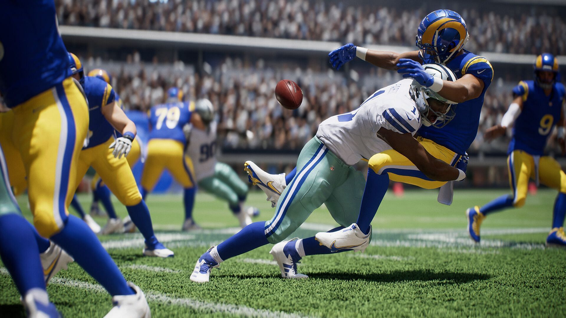 Madden NFL 25 is the most well-known American football game (Image via Electronic Arts)
